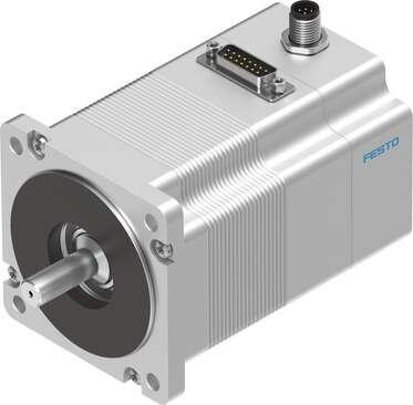Festo 1370483 stepper motor EMMS-ST-87-S-SE-G2 Without gearing, without brake. Ambient temperature: -10 - 50 °C, Storage temperature: -20 - 70 °C, Relative air humidity: 0 - 85 %, Conforms to standard: IEC 60034, Insulation protection class: B