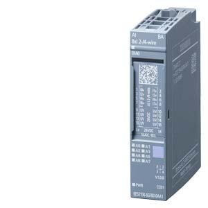 Siemens 6ES71346GF000AA1 SIMATIC ET 200SP, Analog input module, AI 8XI 2-/4-wire Basic, suitable for BU type A0, A1, Color code CC01, Module diagnostics, 16 bit