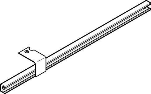 Festo 562621 sensor rail EAPR-S1-S-26-200 Size: 26, Assembly position: Any, Corrosion resistance classification CRC: 2 - Moderate corrosion stress, Ambient temperature: -10 - 60 °C, Product weight: 37 g