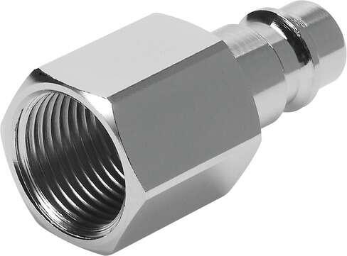 Festo 531678 quick coupling plug KS4-1/4-I For self-closing quick coupling connectors. Nominal size: 7,85 mm, Operating pressure complete temperature range: -0,95 - 12 bar, Standard nominal flow rate: 1130 l/min, Operating medium: Compressed air in accordance with ISO
