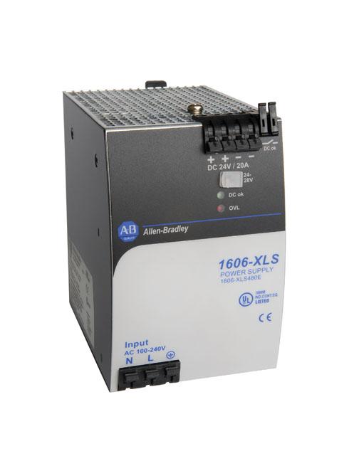 Allen Bradley 1606-XLS480E  1606-XLS480E:    Performance Power Supply, 24-48V DC, 480 W, 120/240V AC / 110-300V DC Input Voltage