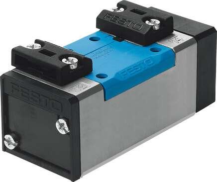 Festo 151844 pneumatic valve VL-5/2-D-2-FR-C 5/2-way function, pneumatically actuated, with spring return Valve function: 5/2 monostable, Type of actuation: pneumatic, Width: 54 mm, Standard nominal flow rate: 2300 l/min, Operating pressure: -0,9 - 16 bar