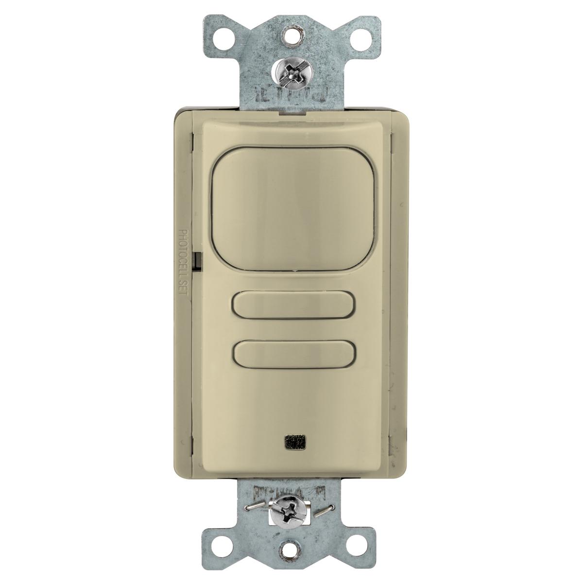 Hubbell AP2000I22 Occupancy/Vacancy Sensors, Wall Switch,Adaptive Passive Infrared, 2 Circuit, 120/277V AC, Ivory 