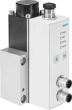 Festo 1635990 proportional pressure regulator VPPL-3Q-3-0L20H-A4-A-S1-2 Nominal diameter, pressurisation: 2,5 mm, Nominal diameter, exhaust: 2,5 mm, Type of actuation: electrical, Sealing principle: soft, Assembly position: (* Any, * Preferably upright)