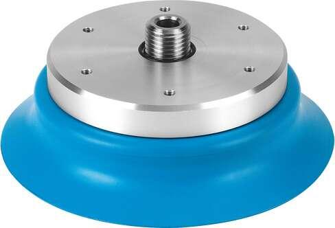 Festo 189359 suction cup ESS-80-EU easily interchangeable, Min. workpiece radius: 160 mm, Nominal size: 6 mm, suction cup diameter: 80 mm, suction cup volume: 51,61 cm3, Position of connection: on top