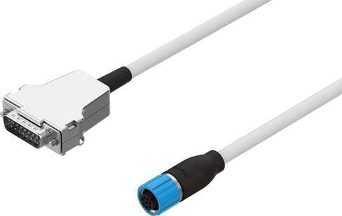 Festo 5085053 encoder cable NEBM-M12G8-E-20-N-S1G15 Cable identification: Without inscription label holder, Electrical connection 1, function: Field device side, Electrical connection 1, design: Round, Electrical connection 1, connection type: Plug socket, Electrical c