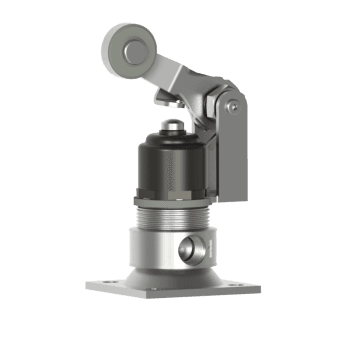 Humphrey 125MC21021VAI Mechanical Valves, Roller Cam Operated Valves, Number of Ports: 2 ports, Number of Positions: 2 positions, Valve Function: Normally closed, Piping Type: Inline, Direct piping, Options Included: Mounting base, Approx Size (in) HxWxD: 3.58 x 1.18 DIA