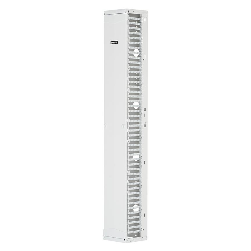 Panduit PR2VFD1096WH SINGLE SIDED VERTICAL CABLEMANAGER, 52U, 10" W, WHITE