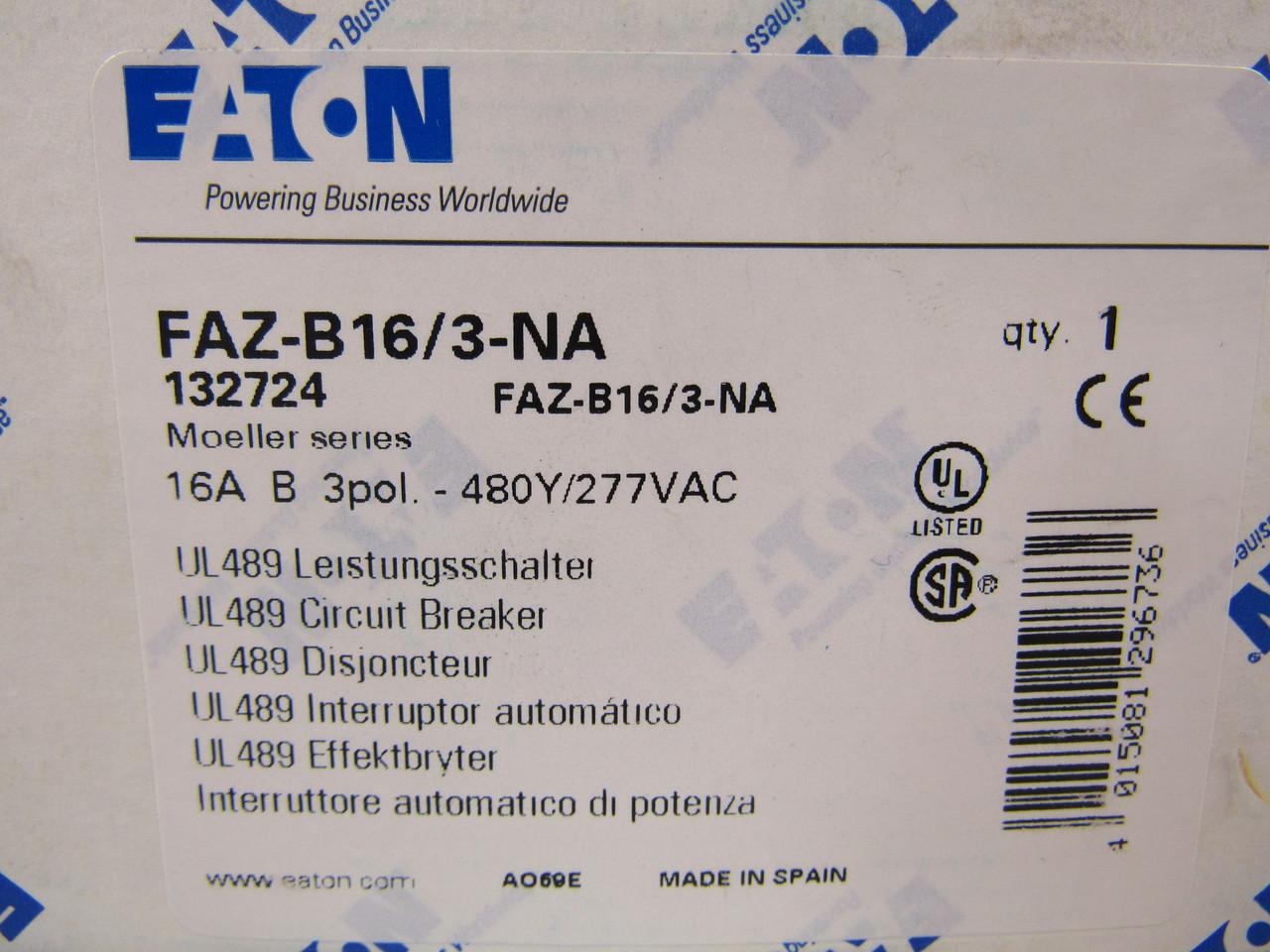 Eaton FAZ-B16/3-NA Eaton - FAZ-B16/3-NA