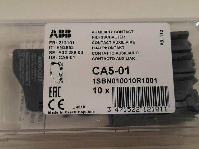 CA5-01 Part Image. Manufactured by ABB Control.