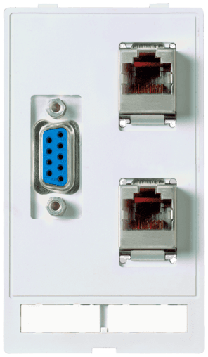 Murr Elektronik 4000-68000-1620000 MODLINK MSDD DATA INSERT, 1×SUB-D9 female/male + 2×RJ45