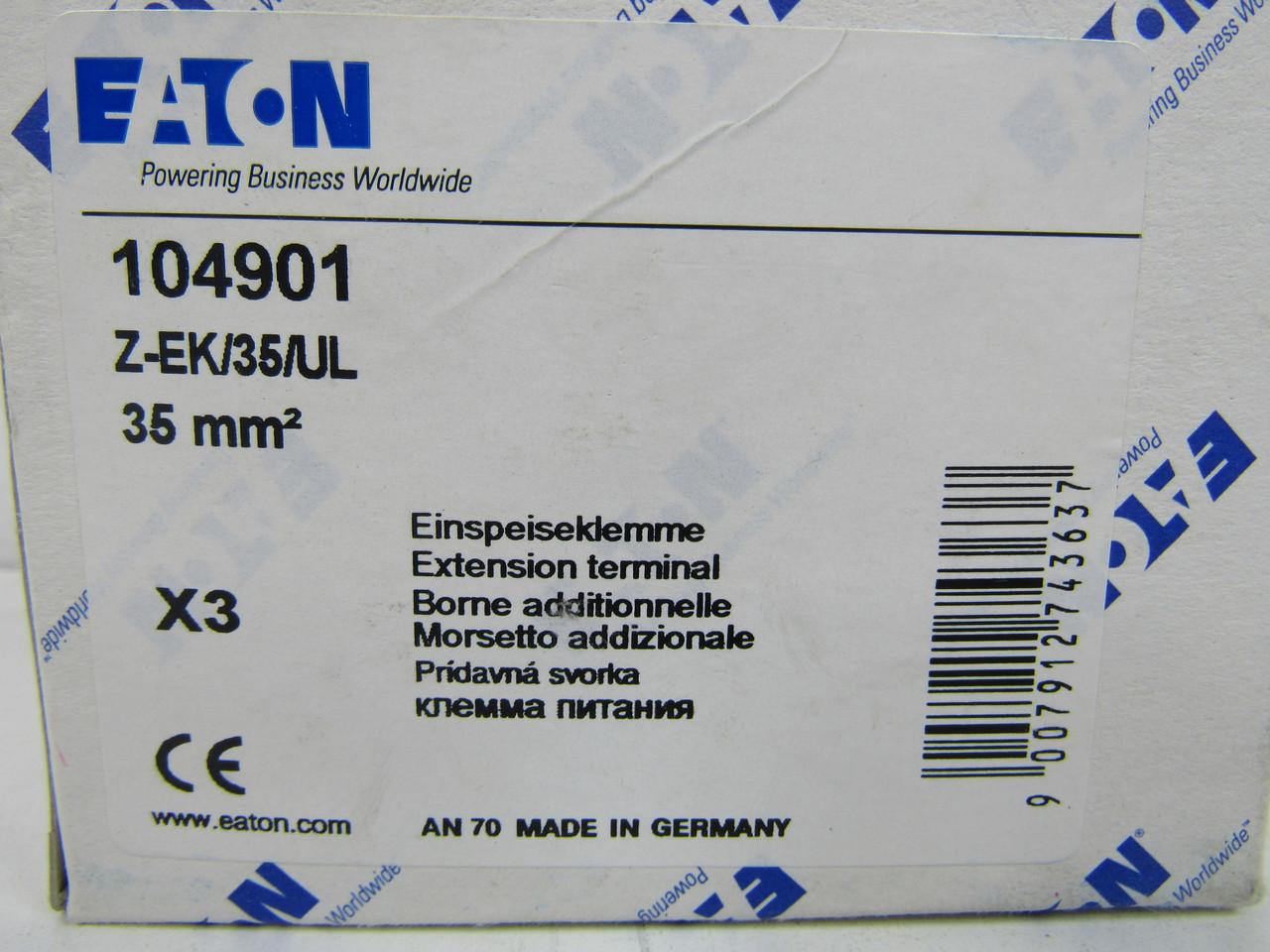 Eaton Z-EK/35/UL 480 VAC/96 VDC, 80 A, 1-Pole, 10 to 1/0 AWG, Copper Conductor