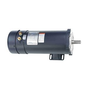 Leeson 109103 Permanent Magnet; 1-1/2HP; WMS56CZ Frame Size; 1800 Sync RPM; 24 Voltage; DC; TEFC Enclosure; NEMA Frame Profile; C-Face and Rigid Mounted; Base; 7/8" Shaft Diameter; 3-1/2" Base to Center Height; 17.38" Overall Length; 77.5 Efficiency Full Load