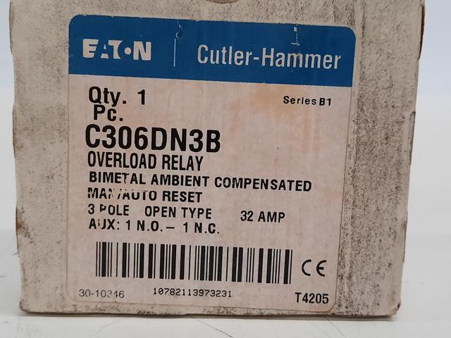 C306DN3B Part Image. Manufactured by Eaton.