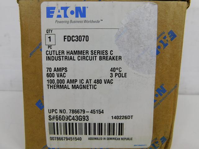 FDC3070 Part Image. Manufactured by Eaton.