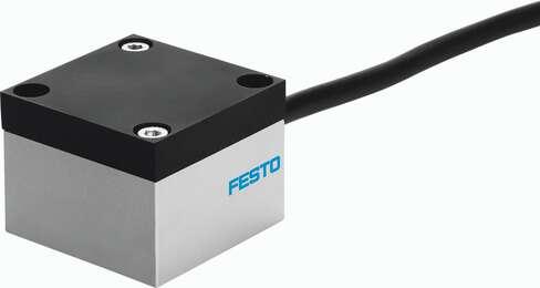 Festo 3719 PE converter PE-1000 CE mark (see declaration of conformity): to EU directive low-voltage devices, Measured variable: Relative pressure, Measurement method: Pneu./elect. pressure transducer, Operating pressure: 0 - 1 bar, Operating medium: Compressed air 
