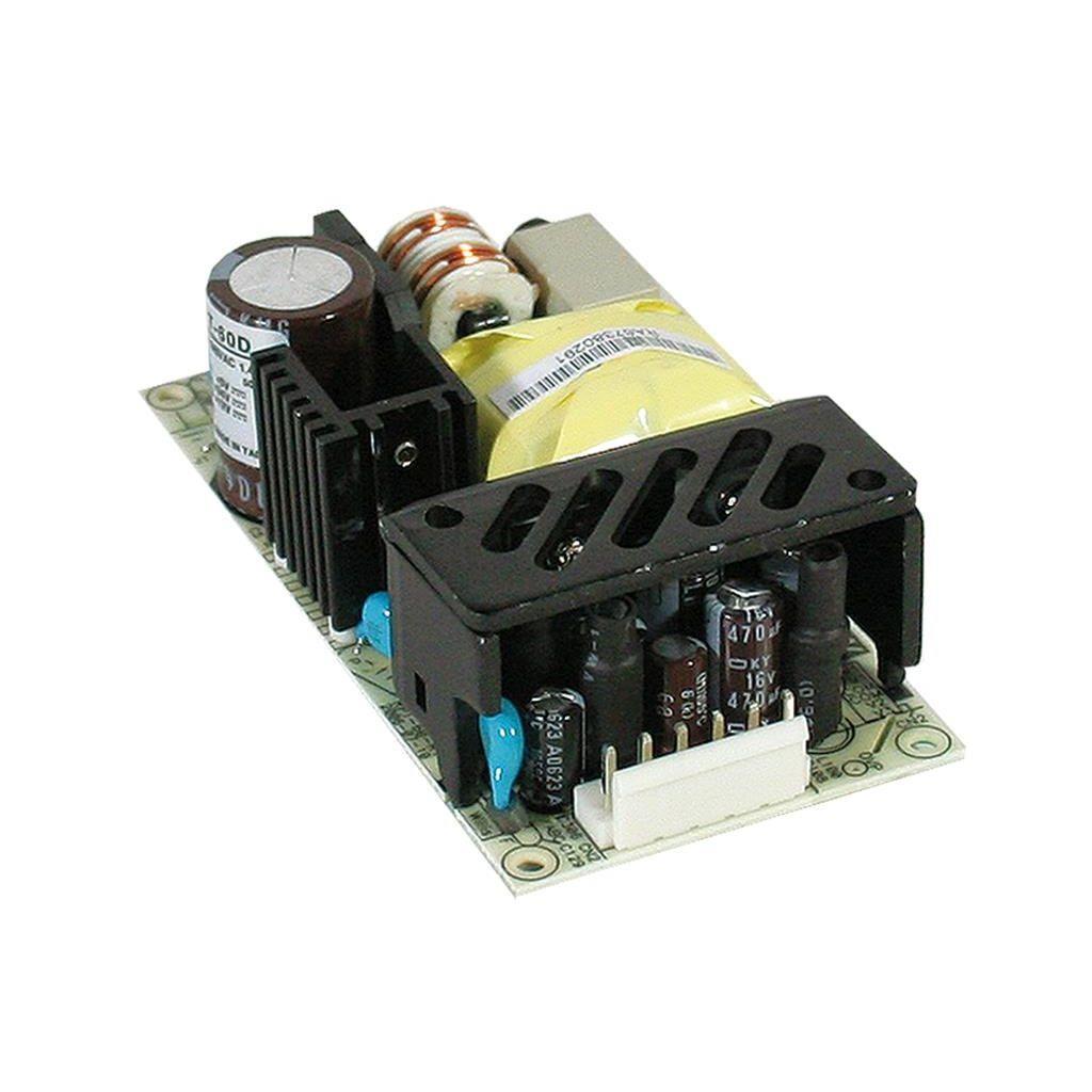 MEAN WELL RPT-60B AC-DC Triple output Medical Open frame power supply; Output 5Vdc at 4.4A +12Vdc at 2.2A -12Vdc at 0.55A; 2xMOPP; compact size 4 x 2 inch