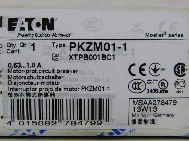 XTPB001BC1 Part Image. Manufactured by Eaton.