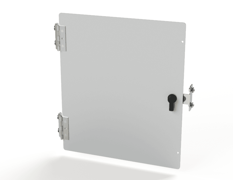 Saginaw Control SCE-DFJ1614 Panel, Dead Front (ELJ & CH), Height:14.50", Width:12.50", Depth:0.08", Powder coated white inside and out.