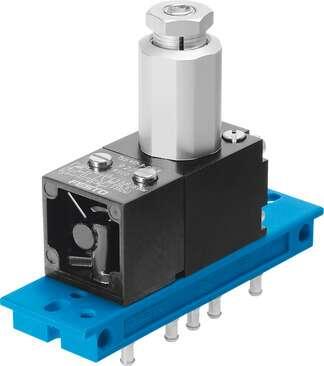 Festo 9270 pressure sequence valve VD-3-PK-3 With sub-base 2n for tube ND 3 mm. Standard nominal flow rate: 100 l/min, Operating pressure: 1,8 - 8 bar, Nominal size: 2,5 mm, Operating medium: Compressed air in accordance with ISO8573-1:2010 [7:4:4], Note on operatin