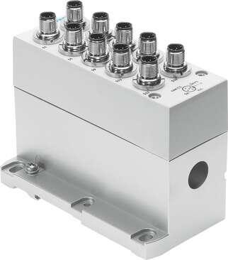 Festo 549047 multi-pin node VABE-S6-LT-C-S10-R5 For valve terminals VTSA and VTSA-F. Assembly position: Any, Max. number of valve positions: (* 10 with bistable valves, * 20 with monostable valves), Max. residual current: 10 A, Nominal operating voltage DC: 24 V, Perm