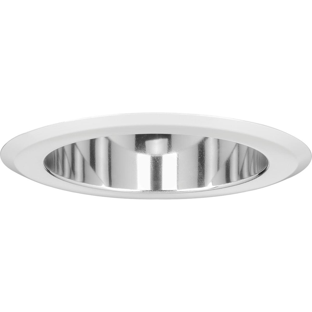 Hubbell P8268-21 5” Deep Open Trim in a Clear Alzak finish in the 5" trim family for use in recessed downlighting. UL and CUL listed for damp locations. The trim uses friction springs to attach to the housing to provide a flush fit against the ceiling. Compatible for use 