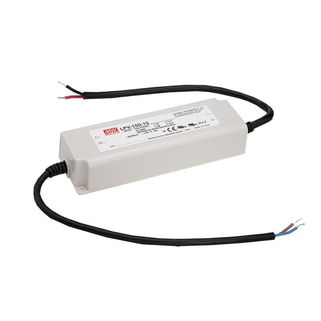 MEAN WELL LPV-150-15 AC-DC Single output LED Driver Constant Voltage (C.V.); Input 180-305Vac; Output 15Vdc at 8A