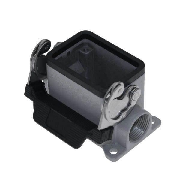 Mencom CHP-06L2 Standard, Rectangular Base, Single Latch, Surface mount, size 44.27, 2 Side PG16 cable entries