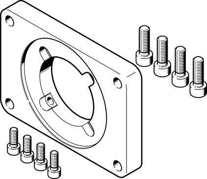 Festo 3305700 motor flange EAMF-A-95B-80G Assembly position: Any, Storage temperature: -25 - 60 °C, Relative air humidity: 0 - 95 %, Ambient temperature: -10 - 60 °C, Product weight: 534 g