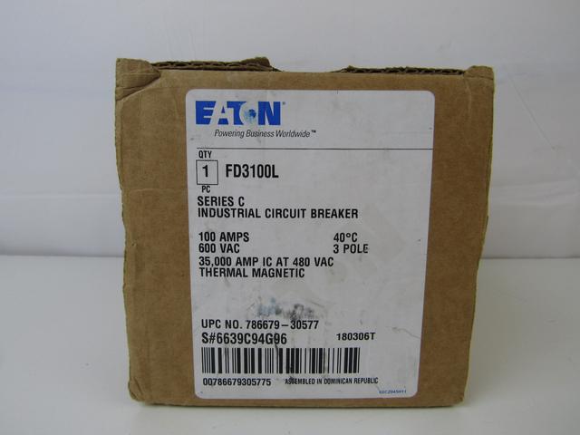 FD3100L Part Image. Manufactured by Eaton.