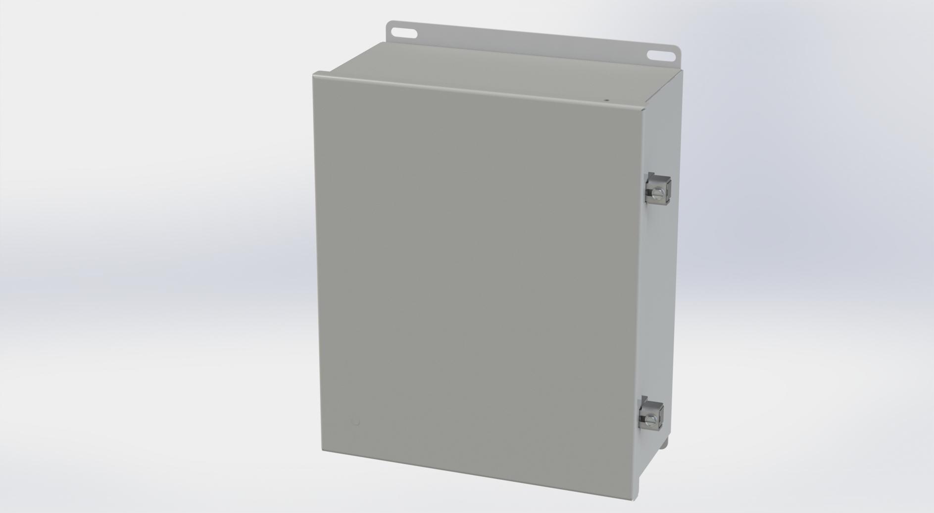 Saginaw Control SCE-1210CHNF CHNF Enclosure, Height:12.13", Width:10.00", Depth:5.00", ANSI-61 gray powder coating inside and out. Optional sub-panels are powder coated white.