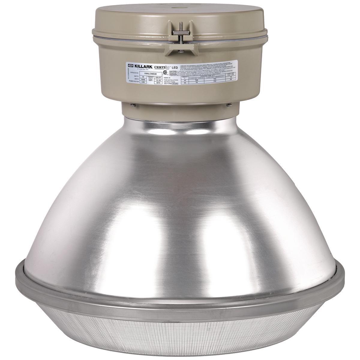 Hubbell VM4LC07030A2EPN The VM4L Series is a low bay and high bay fixture using energy efficient LED's. The design of the VM4LB with the bulb style heat sink creates a light distribution similar to a HID lamp. The design of the VM4LC with the concave style heat sink creates a li