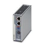 Phoenix Contact 2701863 Ethernet redundancy module for redundant networks with the redundancy protocol PRP and three RJ45 connections.