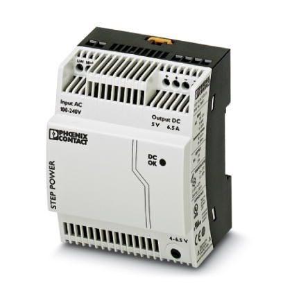 Phoenix Contact 2868541 Primary-switched STEP POWER power supply for DIN rail mounting, input: 1-phase, output: 5 V DC/6.5 A