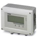 Phoenix Contact 2907780 Multifunctional process indicator in field housing for monitoring and displaying analog measurement data. Universal inputs permit connection of current, voltage, RTDs, and TCs. Two relay change-over contact outputs and one analog output.