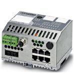 Phoenix Contact 2989323 Ethernet Smart Managed Compact Switch with six 10/100 Mbps RJ45 ports and two 1000 Mbps SFP slots