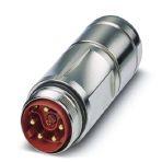 Phoenix Contact 1623358 Coupler connector, SB, straight long, shielded: yes, for standard and SPEEDCON interlock, M40, No. of pos.: 4+4+4+PE / 3+N+PE, type of contact: Pin, Crimp connection, cable diameter range: 20.5 mm ... 26.5 mm, coding:CAT5, coding 1
