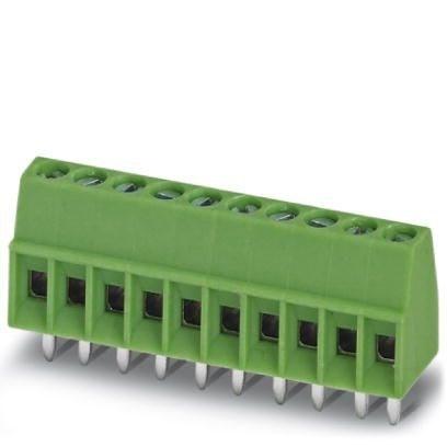 Phoenix Contact 1725669 PCB terminal block, nominal current: 6 A, rated voltage (III/2): 160 V, nominal cross section: 0.5 mmÂ², number of potentials: 3, number of rows: 1, number of positions per row: 3, product range: MPT 0,5, pitch: 2.54 mm, connection method: Screw connectio