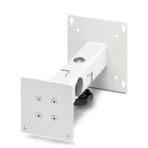 Phoenix Contact 2400013 Wall bracket for Designline. Hole size: VESA 100 with keyholes for easy mounting. Color: RAL 7035 (light gray). Length: 218 mm