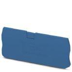Phoenix Contact 1072361 End cover, length: 72.2 mm, width: 2.2 mm, height: 29.1 mm, color: blue