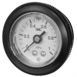 SMC GA46-10-02 G(A)46, Pressure Gauge, w/Limit Indicator & Cover Ring Assembly (O.D. 42)