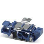 Phoenix Contact 2864671 DIN rail adapter for head-mounted transducers. Suitable for 35 mm DIN rails in accordance with EN 60715.