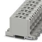 Phoenix Contact 1086465 High-current terminal block, Terminal block for aluminum and copper conductors (AL-CU), nom. voltage: 1000 V, nominal current: 145 A, connection method: Screw connection, number of connections: 2, number of positions: 1, cross section: 6 mm² - 50 mm², AWG