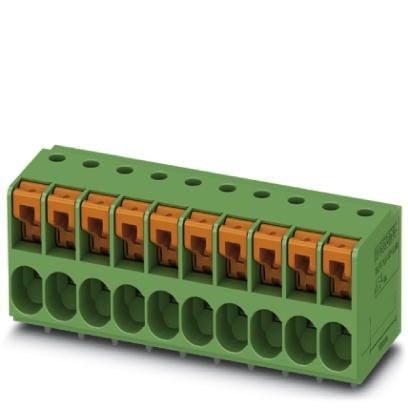 Phoenix Contact 1017503 PCB terminal block, nominal current: 32 A, rated voltage (III/2): 400 V, nominal cross section: 2.5 mmÂ², number of potentials: 2, number of rows: 1, number of positions per row: 2, product range: TDPT 2,5/..-SP, pitch: 5.08 mm, connection method: Push-in