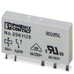 Phoenix Contact 2961231 Plug-in miniature relay, with power contact, 1 changeover contact, input voltage 48 V DC