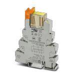 Phoenix Contact 2910536 PLC-INTERFACE, consisting of a relay base and plug-in safety relay with force-guided contacts in accordance with DIN EN 61810-3, Screw connection, 2 changeover contacts, forcibly actuated, Input voltage: 24 V AC/DCSafety relay with force-guided contacts i