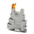 Phoenix Contact 1012314 14 mm PLC basic terminal block without relay, for mounting on DIN rail NS 35/7,5, Screw connection, 1 changeover contact, Input voltage 24 V AC/DC