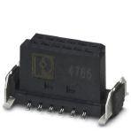 Phoenix Contact 1714897 SMD female connector, Nominal current at 20 °C: 1.4 A, Test voltage: 500 V AC, number of positions: 40, pitch: 1.27 mm, color: black, contact surface: Gold, type of contact: Female connector, mounting: SMD soldering