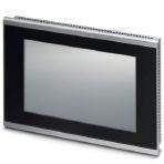 Phoenix Contact 2403459 Touch panel with 17.8 cm/7" TFT-display (Projective-capacitive (PCAP)), 800 x 480 pixel(s) (WVGA), 16.7 million colors, Arm® Cortex®-A8, 1000 MHz, 2x USB host 2.0, 1 x Ethernet (10/100 Mbps), RJ45, Windows® Embedded Compact 7 and user software: Visu+. (bu