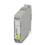 Phoenix Contact 2905156 Networkable hybrid motor starter for starting 3~ AC motors up to 500 V AC, output current: 9 A, emergency stop function, adjustable overload shutdown, and screw connection, DIN rail connector provided.